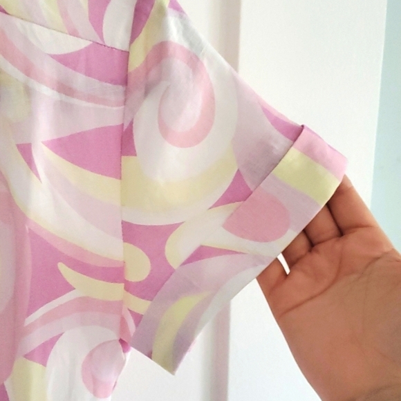 New! Hill House Home The Lily Dress in pink swirl size xxs - Picture 8 of 9